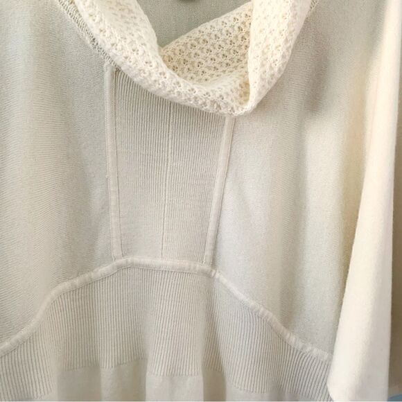 Christopher & Banks Cream Cowl Neck Tunic Sweater Size Large - Picture 5 of 10